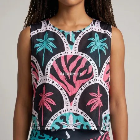 Cropped Top Burning Wild