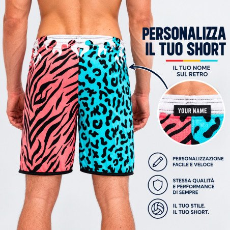 JBA beach short Burning Wild Personalized