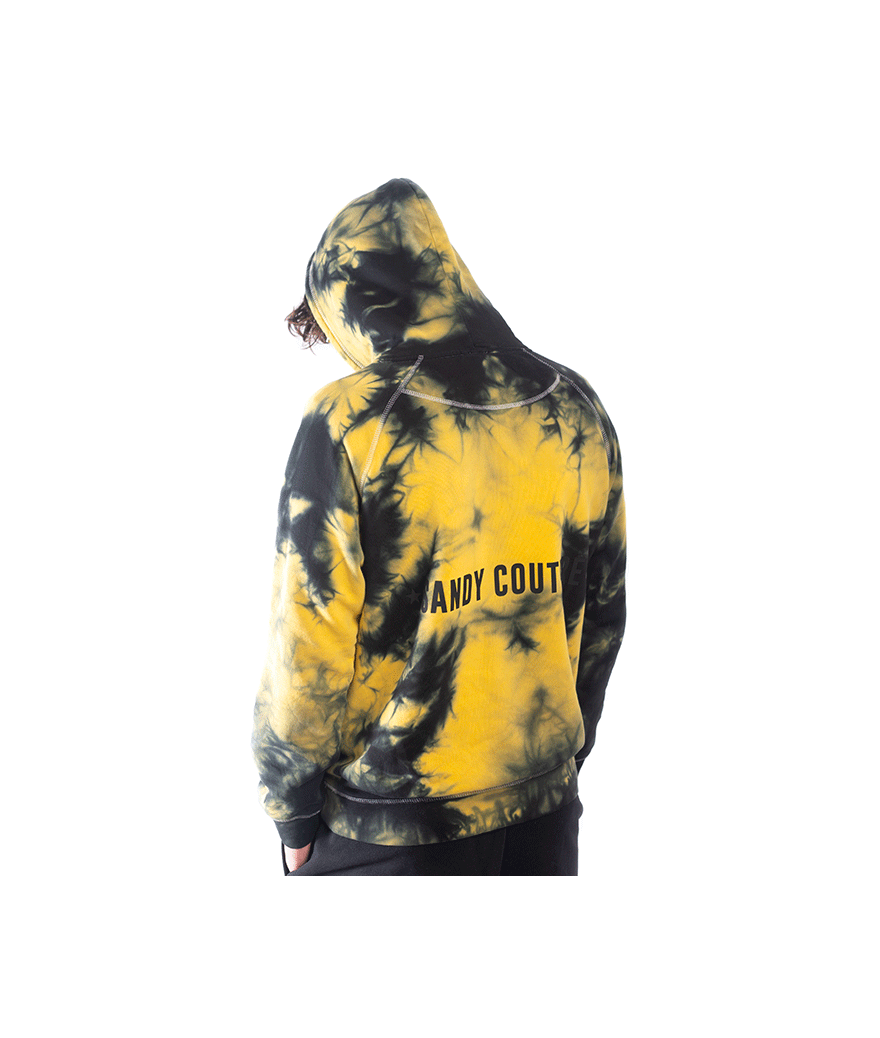 Felpa Tie&Dye Gialla (solo S - M)